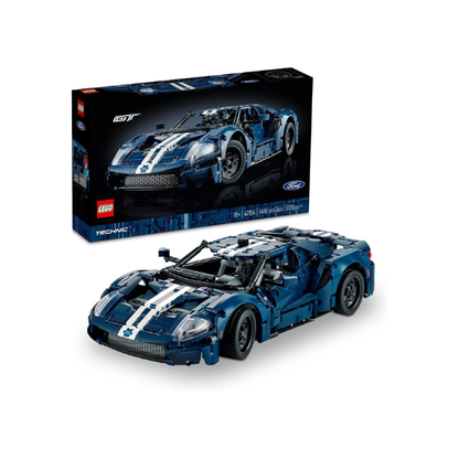 LEGO Technic 2022 Ford GT Building Set for Adults - Collectible Kit W/Authentic Features, Ages 18+ - 1:12 Scale - Gifts for Men & Women - Display as Bedroom or Home Decor - 42154