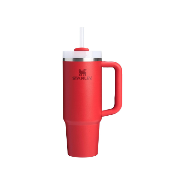 STANLEY Quencher H2.0 Flow State Tumbler, 30 oz, Chili Red
