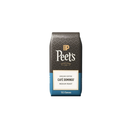 Peet's Coffee Cafe Domingo Premium Medium Roast Ground Coffee, Arabica, 10.5 oz