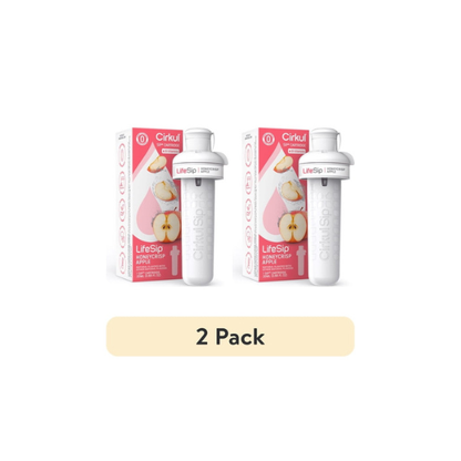 (2 pack) Cirkul LifeSip Honeycrisp Apple Flavor Cartridge, Drink Mix, 1-Pack