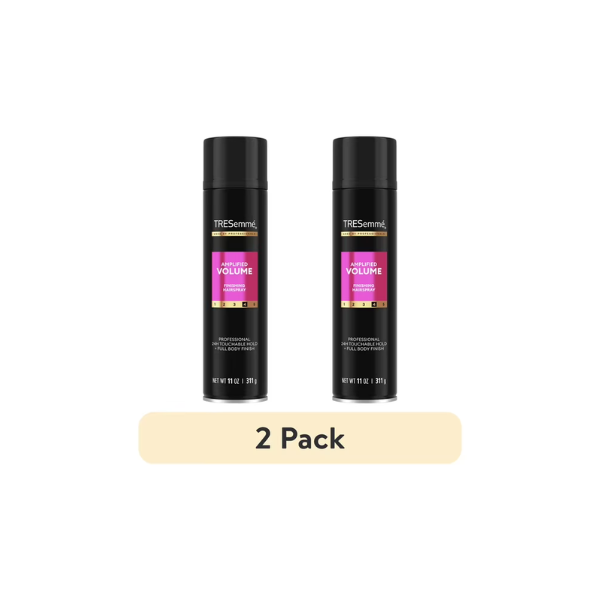 (2 pack) TRESemmé Total Volume Hairspray for 24-Hour Frizz Control with Pro Lock Tech,11 oz