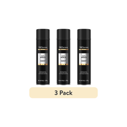 (3 pack) TRESemmé Extra Hold Unscented Hairspray For 24-Hour Frizz Control With Pro Lock Tech ,11Oz