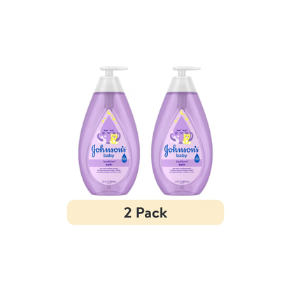(2 pack) Johnson's Tear-Free Bedtime Baby Bath, Soothing Aromas, 27.1 fl. oz