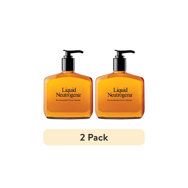 (2 pack) Liquid Neutrogena Fragrance-Free Mild Gentle Face Cleanser, 8 fl. oz