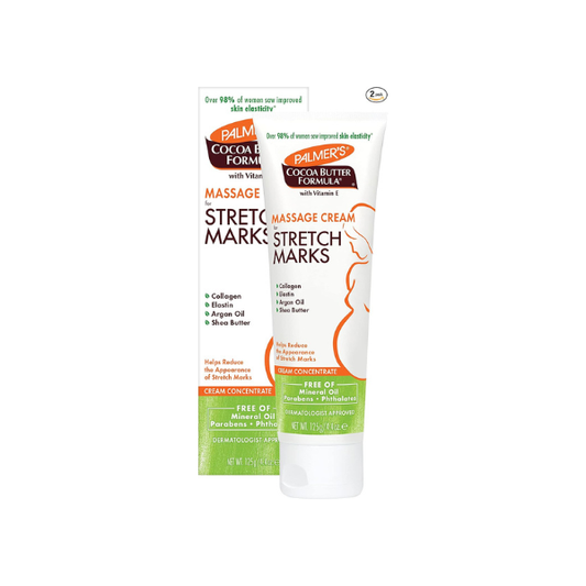 Palmer's Cocoa Butter Formula Massage Cream for Stretch Marks and Pregnancy Skin Care, 4.4 Ounces (Pack of 2)