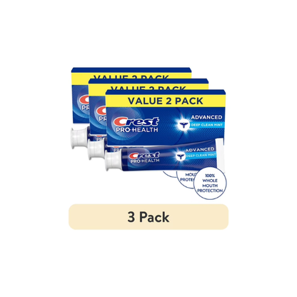 (6 pack) Crest Pro-Health Advanced Deep Clean Mint Toothpaste, 5.1 oz, 2 Pack
