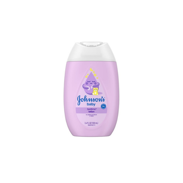 Johnson's Baby Moisturizing Bedtime Baby Lotion, Paraben-Free, 3.4 fl. oz
