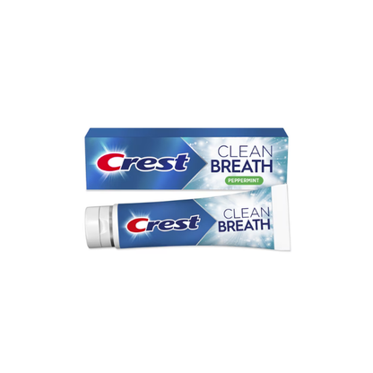 (3 pack) Crest Toothpaste Clean Breath Peppermint 4.6oz - Neutralizes Bad Breath, Antibacterial Protection, Fights Cavities, Freshens Breath, Gently Whitens
