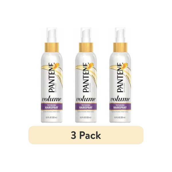 (3 pack) Pantene Pro-V Hair Spray, Texturizing & Volumizing , Non-Aerosol, 8.5 fl oz