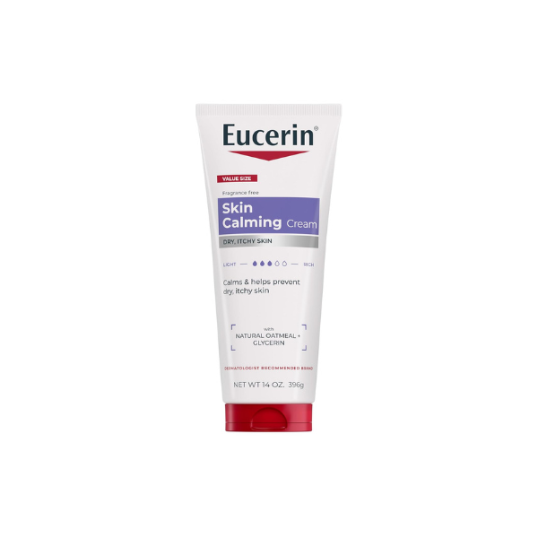 Eucerin Skin Calming Cream with Natural Oatmeal and Glycerin, 14 Ounce (Pack of 12)