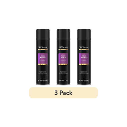 (3 pack) TRESemmé Hairspray For 24-Hour Frizz Control Freeze Hold and All-Day Humidity Resistance ,11 oz