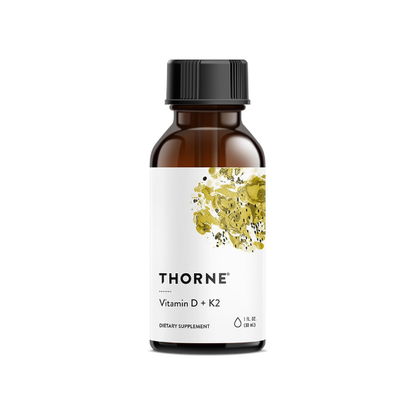 Thorne Vitamin D + K2 Liquid with a Metered Dispenser, 600 Servings