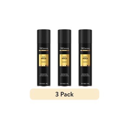 (3 pack) TRESemmé Extra Hold Hairspray with 24H Hold and Frizz Control, 14.6 oz