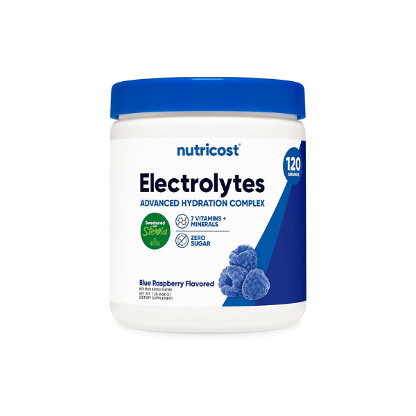 Nutricost Electrolytes Complex Powder (Blue Raspberry) 120 Servings