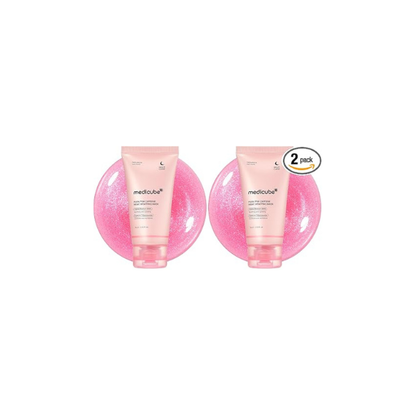 medicube Wrapping Mask PDRN Caffeine - Overnight Peel Off Facial Mask (Pack of 2)