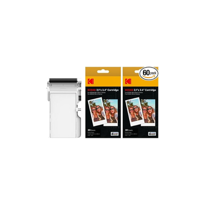 KODAK 4PASS 2x3” Cartridge Refill, 60 Sheets, Mini 2 & Mini Shot 2