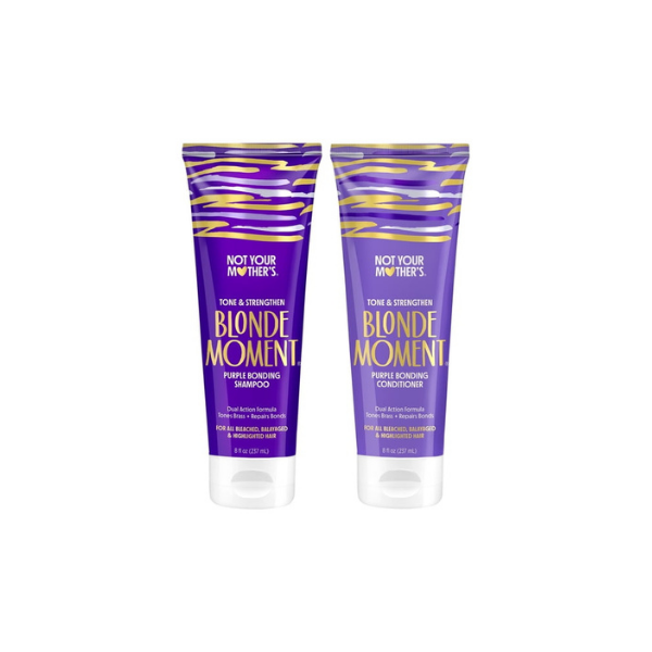 Not Your Mother's Blonde Moment Purple Bonding Shampoo and Conditioner Set, 8 fl oz, 2 Pack
