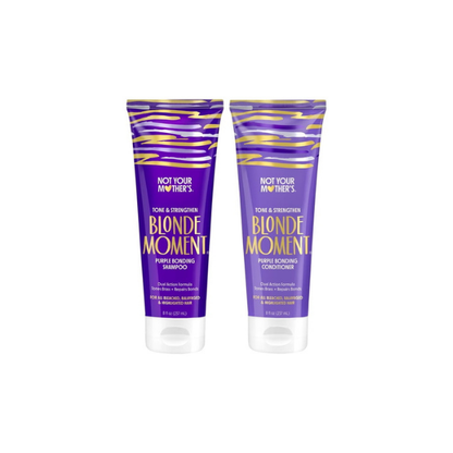 Not Your Mother's Blonde Moment Purple Bonding Shampoo and Conditioner Set, 8 fl oz, 2 Pack