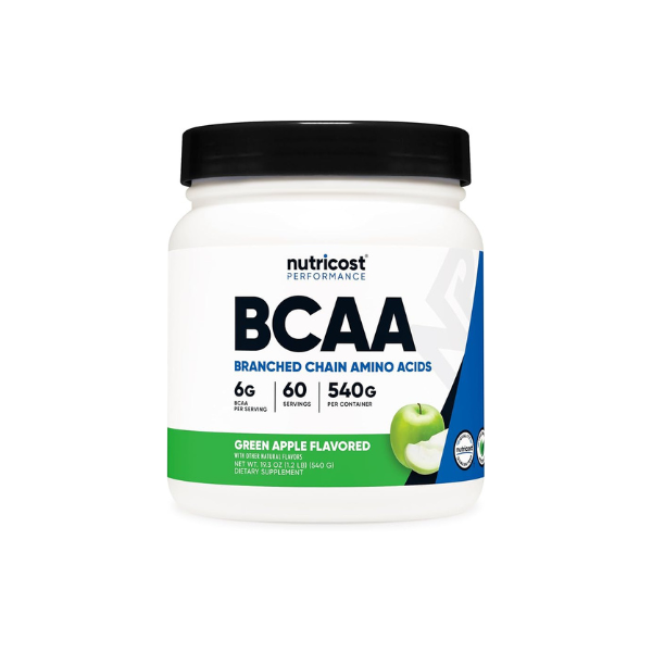 Nutricost BCAA Powder 2:1:1 (Green Apple, 60 Servings)