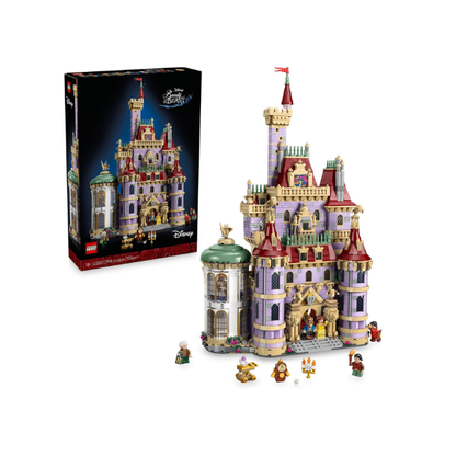 LEGO Disney Princess Beauty and The Beast Castle Building Set - Room Decor for Women & Men, Ages 18+ - Model Building Kit for Adults - Book Shelf Display - Gift for Disney Fans - 43263