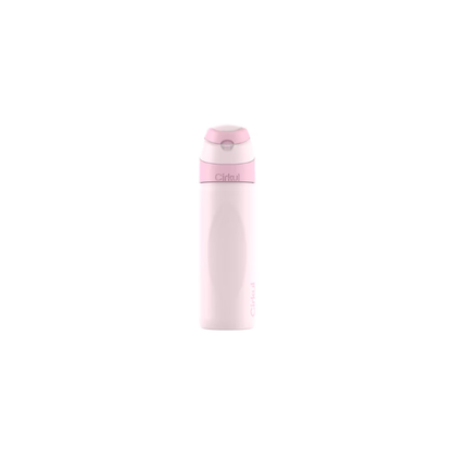 Cirkul 26oz Stainless Steel Flip Bottle with StrawSip Lid, Blush Pink