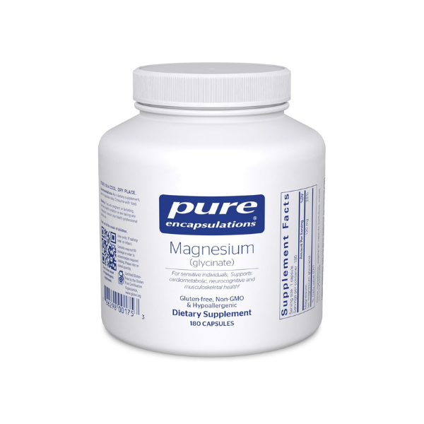 Pure Encapsulations Magnesium (Glycinate), 180 Capsules