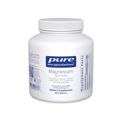 Pure Encapsulations Magnesium (Glycinate), 180 Capsules
