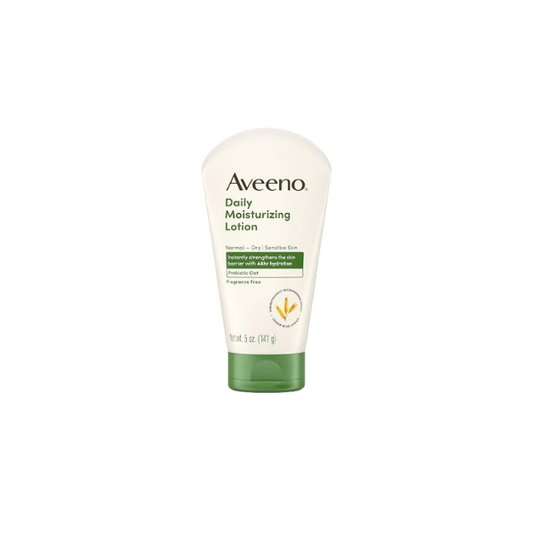 Aveeno Daily Moisturizing Body Lotion, Fragrance-Free, 5 oz
