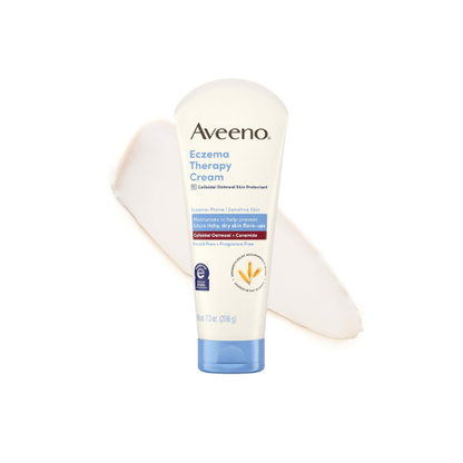 Aveeno Eczema Therapy Daily Moisturizing Body Cream, Fragrance-Free, 7.3 oz