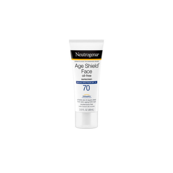 Neutrogena Age Shield Face Sunscreen, SPF 70 Sunblock, 3 fl oz