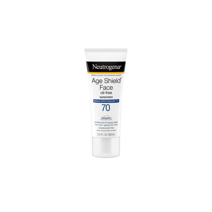 Neutrogena Age Shield Face Sunscreen, SPF 70 Sunblock, 3 fl oz
