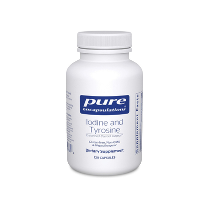 Pure Encapsulations Iodine and Tyrosine, 120 Capsules