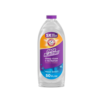 ARM & HAMMER Odor Blasters Fabric Rinse, Fresh Burst Scent, 50 Fl Oz
