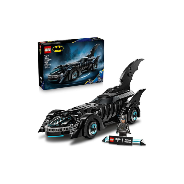 LEGO DC Batman: Batman Forever Batmobile Kids Toy - Building & Learning Toy for Girls & Boys, Ages 12+ - Model Car with Minifigure Included - Gift Idea for Birthdays - 76304