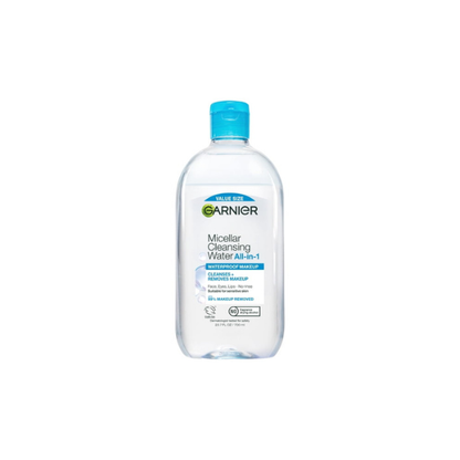 Garnier SkinActive Micellar Cleansing Water All in 1 Waterproof Makeup Remover, Face Cleanser, 23.7 fl oz