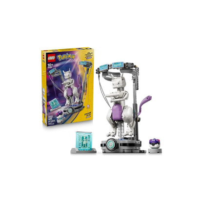 LEGO Pokémon SMART Play: Mewtwo's Lab Break 72163 | Compatible Set, Building Toys, Boys & Girls, Ages 10+, Interactive Pokémon Toys, 1 SMART Tag, 605 pieces, Gift Idea