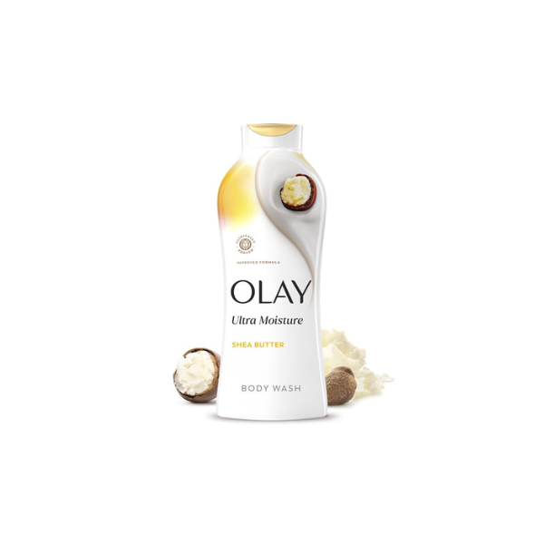 Olay Ultra Moisture Body Wash with Shea Butter, Vitamin B3 and Hyaluronic Blend, 22 fl oz