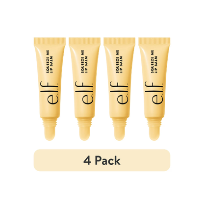 (4 pack) e.l.f. Squeeze Me Lip Balm, Vanilla Frosting, 0.21oz