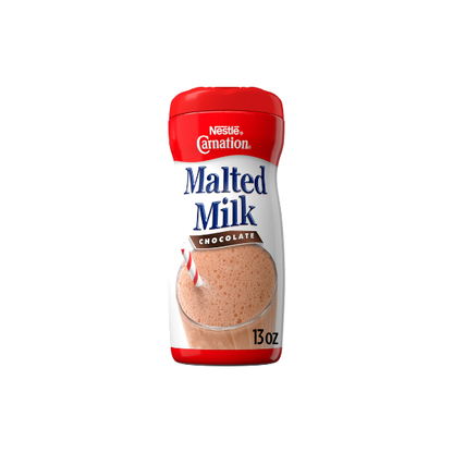 Nestle Carnation Chocolate Malted Milk Instant Stir In Powder Mix, 13 oz Canister, 17 Servings