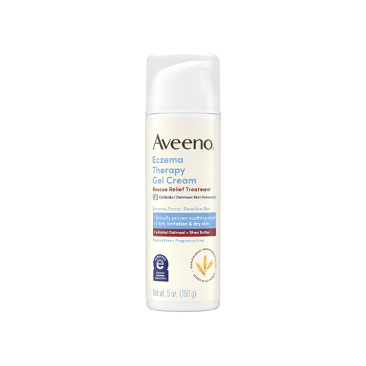 Aveeno Eczema Therapy Rescue Relief Treatment Gel Cream, 5.0 oz