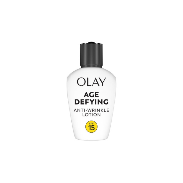 Olay Age Defying Anti-Wrinkle Day Face Lotion, Anti-Aging Moisturizer with Sunscreen SPF 15, 3.4 fl oz