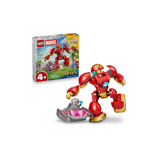 LEGO Marvel Iron Man and His Awesome Friends Ultron vs. Iron Man 11209 | Preschool Building Toys for Boys & Girls, Ages 4+, Marvel Action Figures, Sturdy Build for Pretend Play, 96 pieces, Gift Idea