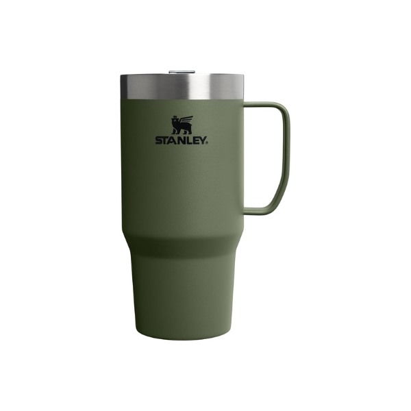 STANLEY The Everyday Suburban Mug | 24 oz | Drink Through Lid | Cup for Coffee, Tea and Drinks | Insulated Stainless Steel Coffee Mug | BPA-Free | Dried Pine