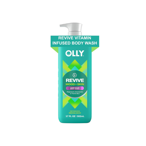 OLLY Revive Body Wash with Magnesium, Electrolytes & Vitamin B12-17 oz