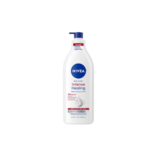 NIVEA Intense Healing Body Lotion, 72-Hour Moisturizing Lotion,16.9 FL OZ