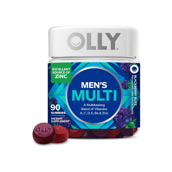 OLLY Men's Multivitamin Gummy, Supports Overall Wellness,* - 90 Count