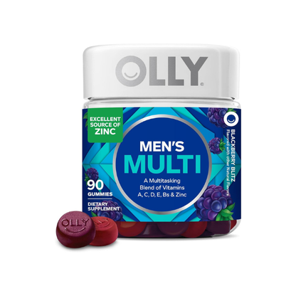 OLLY Men's Multivitamin Gummy, Supports Overall Wellness,* - 90 Count