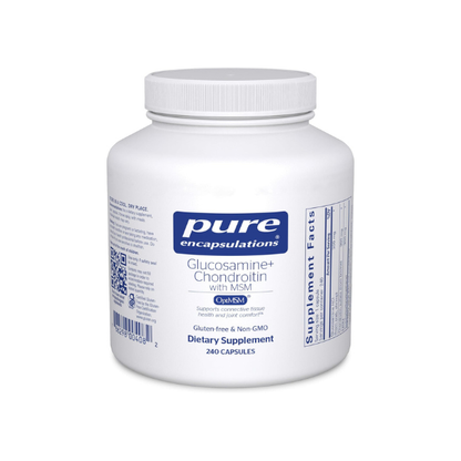 Pure Encapsulations Glucosamine Chondroitin with MSM, 240 Capsules