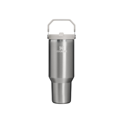 STANLEY IceFlow 2.0 Flip Straw Tumbler, 40 oz, Stainless Steel Ash