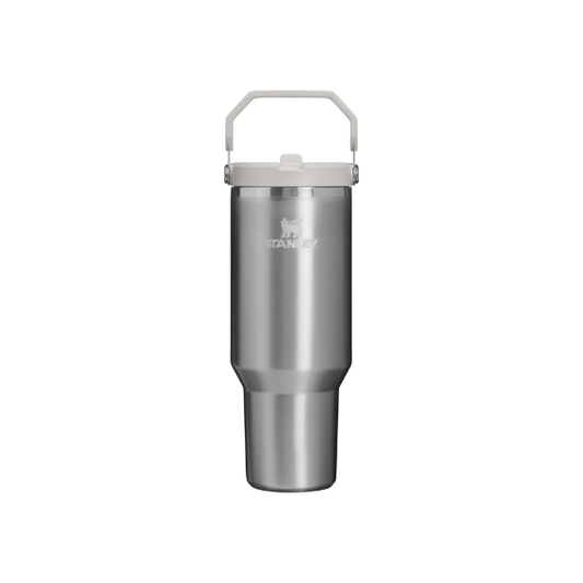 STANLEY IceFlow 2.0 Flip Straw Tumbler, 40 oz, Stainless Steel Ash